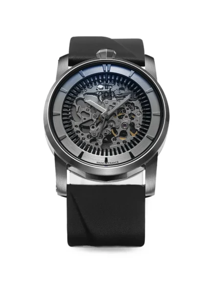 Женские часы Fob Paris R413 Skeleton 41 мм, серые