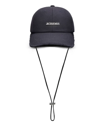 Кепка Jacquemus The Artichaut с рваными краями, темно-синяя