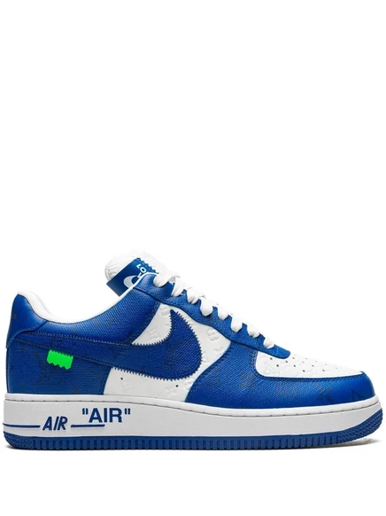 Кроссовки Nike x Louis Vuitton Air Force 1 Low  blue