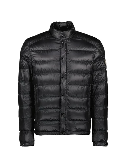 Мужская утепленная куртка Moncler Selves на молнии, черная