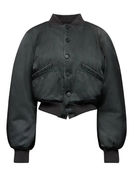 Укороченная куртка-бомбер MM6 Maison Margiela black