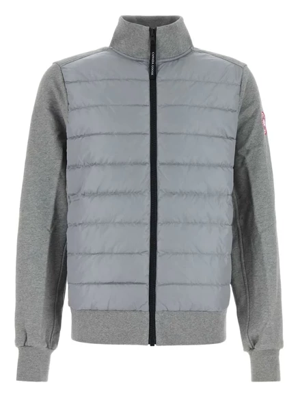 Мужская стеганая куртка Canada Goose на молнии, серая