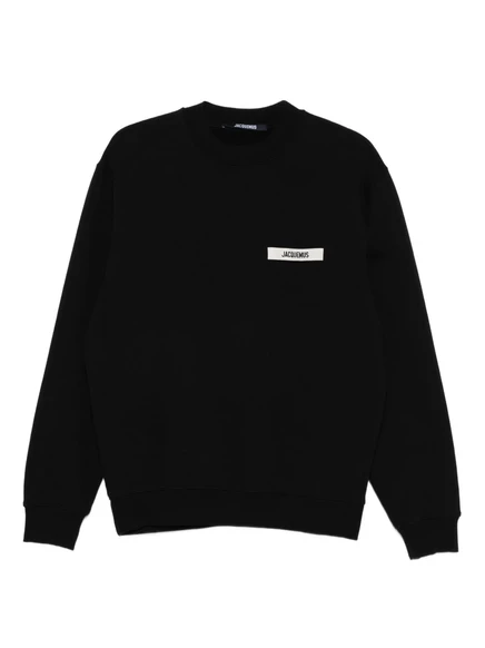 Женская толстовка Jacquemus Le Sweatshirt Gros Grain, черная