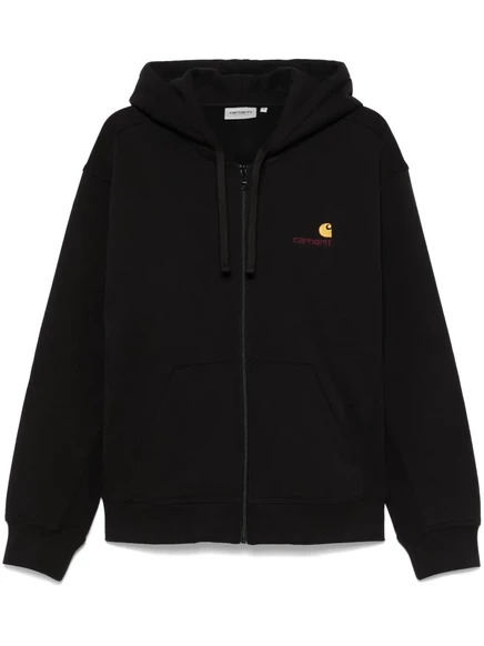 Мужское худи Carhartt WIP American Script, черное