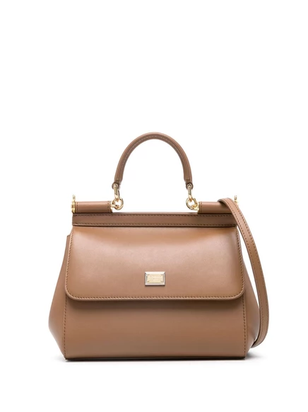 Сумка-тотализатор Dolce & Gabbana medium Sicily brown