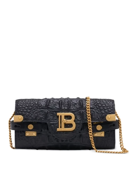 Женский клатч Balmain B-Buzz Pouch 23, черный