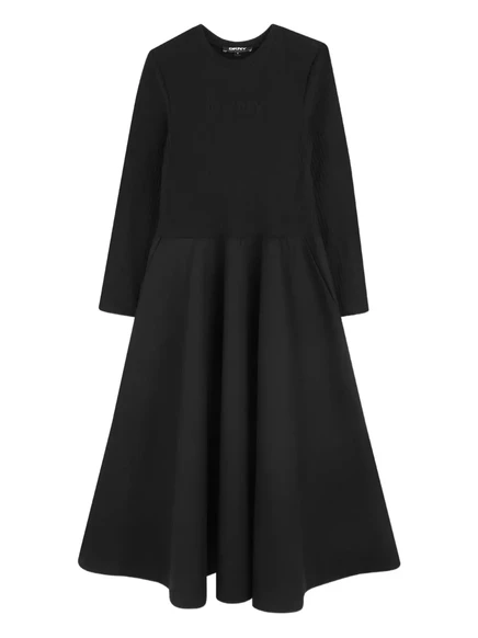 Детское расклешенное платье Dkny black