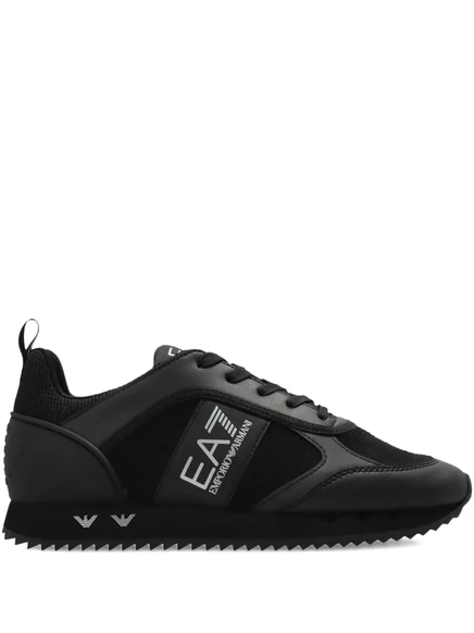 Кроссовки на шнуровке с логотипом Emporio Armani Ea7 black