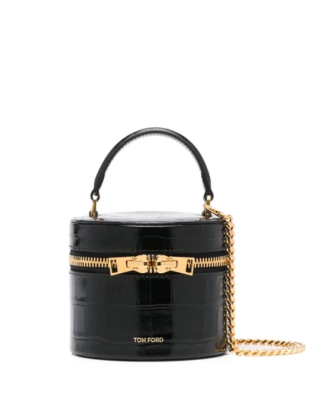 Женская мини-сумка Tom Ford с цепочкой, черная