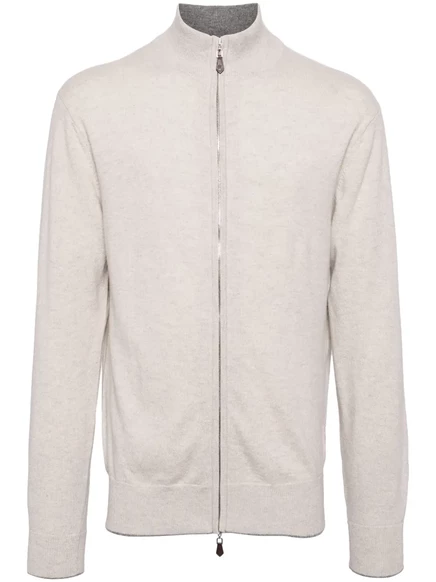 Кардиган на молнии от N.Peal Knightsbridge neutrals