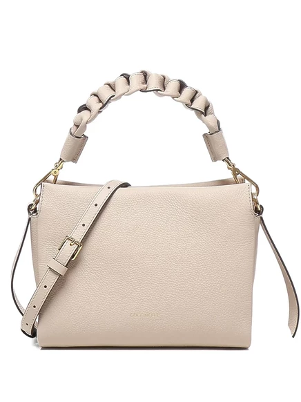 Маленькая сумка-тоут Coccinelle в богемном стиле neutrals
