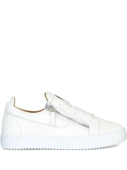 Кроссовки Giuseppe Zanotti Frankie с низким верхом на молнии white