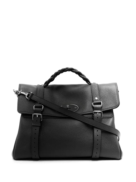 Женская сумка-тоут Mulberry Alexa large, черная