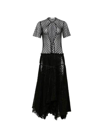 Женское вечернее макси-платье JW Anderson, черное