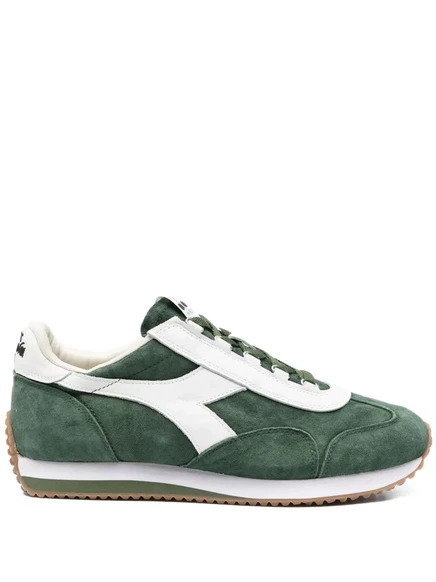 Кроссовки Diadora Equipe 75 замшевые, зеленые