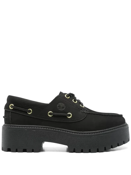 Женские оксфорды Timberland Stone Street на платформе с рифленой подошвой, черные