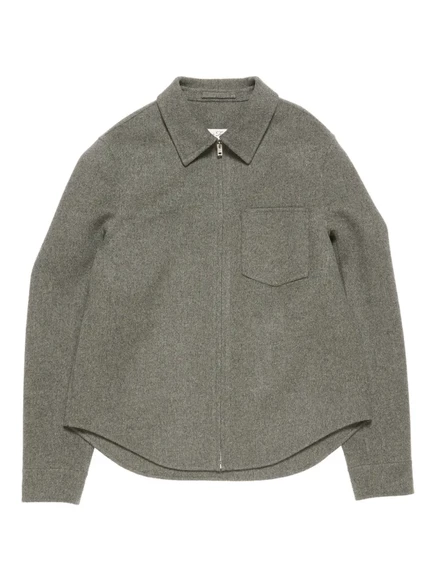 Куртка-рубашка Acne Studios на молнии grey
