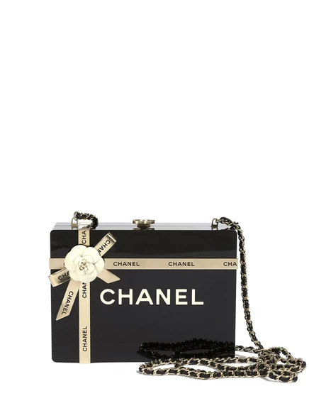 Женский клатч CHANEL Pre-Owned Gift Box, черный