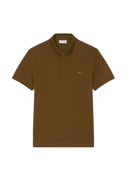 Мужское поло Lacoste Paris, коричневое