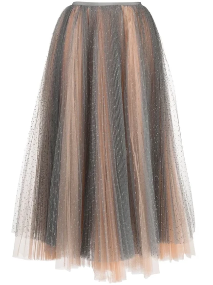 Женская юбка Dice Kayek с высокой талией, голубая