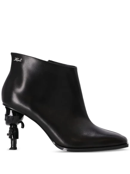Кожаные ботильоны Karl Lagerfeld Ikon Karl-на высоком каблуке