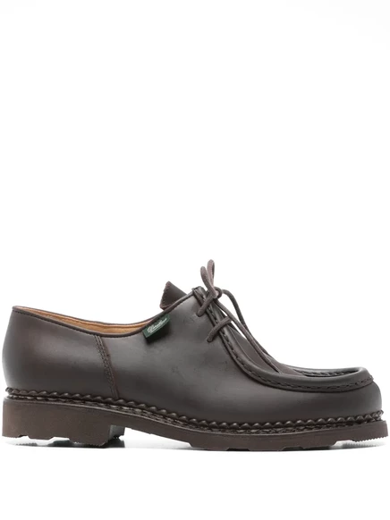 Женские дерби Paraboot 25 мм из телячьей кожи на шнуровке, коричневые