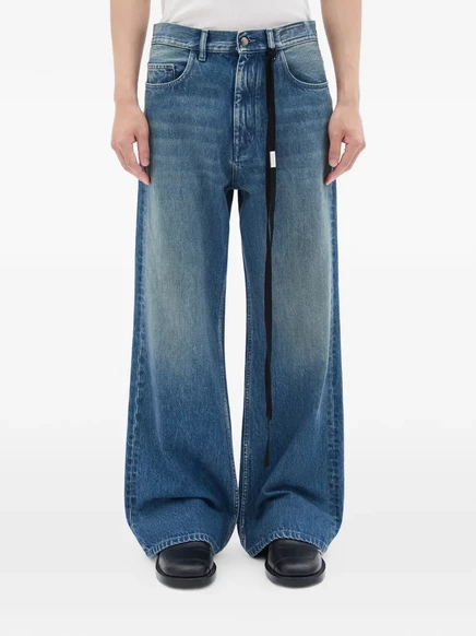 Мужские джинсы Ann Demeulemeester клеш, синие
