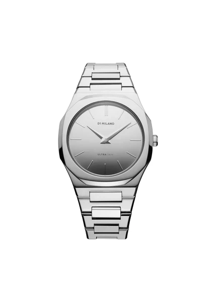 Часы D1 Milano Ultra Thin Mirror 38 мм, серебристые
