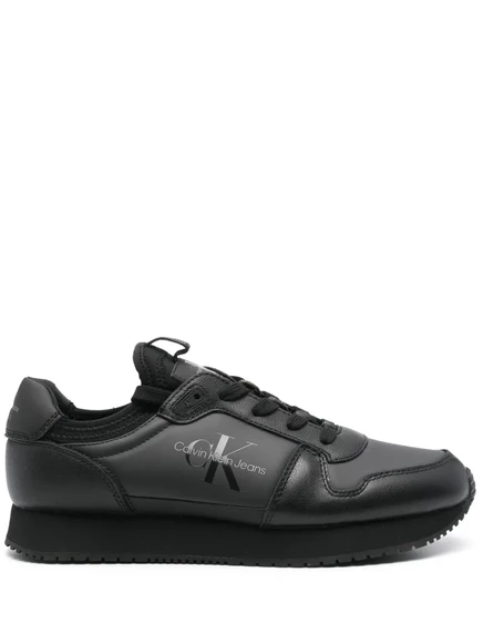 Кожаные кроссовки Calvin Klein Jeans black