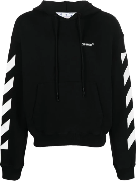 Мужская толстовка Off-White с логотипом, черная