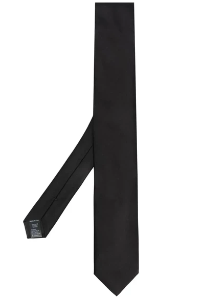 Заостренный шелковый галстук Dolce & Gabbana black