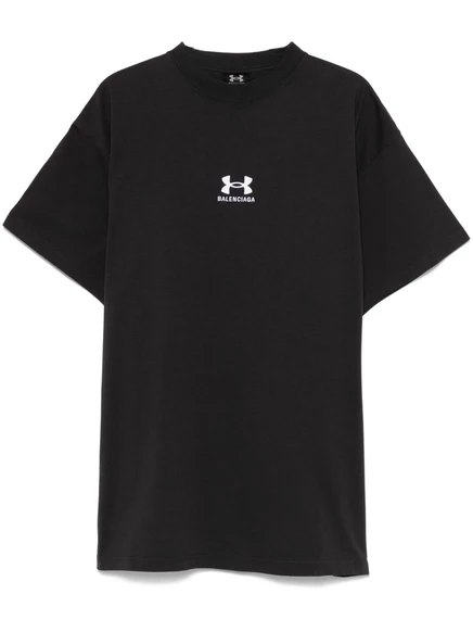 Мужская футболка Balenciaga x Under Armour, черная