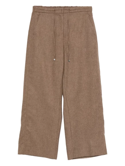 Брюки на завязках от Max Mara brown