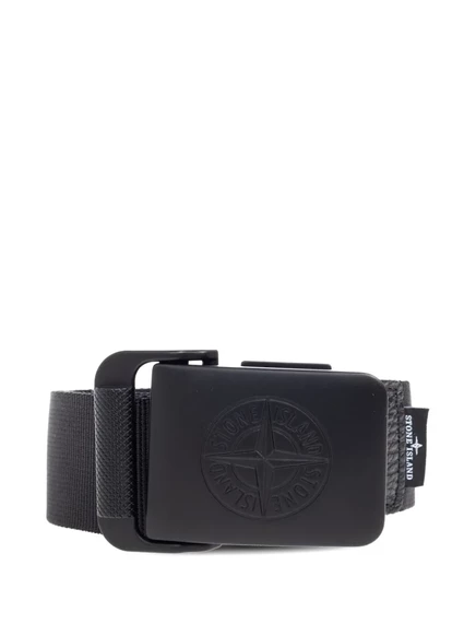 Ремень с пряжкой и логотипом Stone Island 9300001 с компасом black