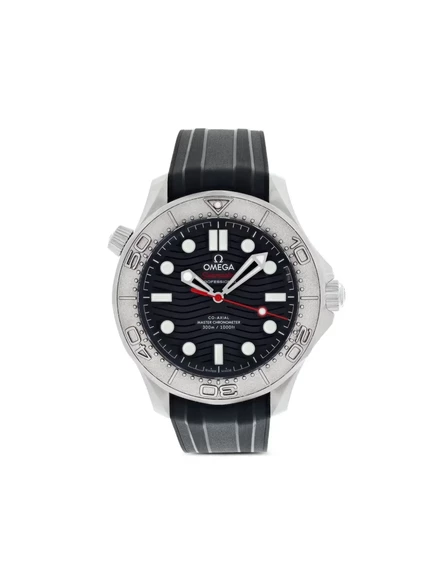 Мужские часы Omega Seamaster Diver 42 мм, титан, черные