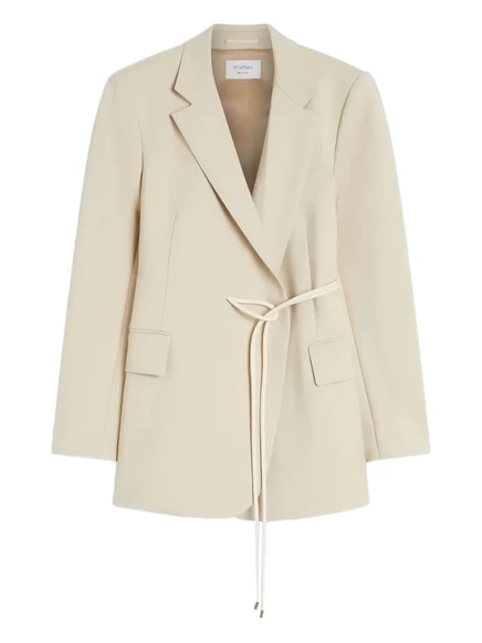 Женский пиджак Sportmax Glassa, бежевый
