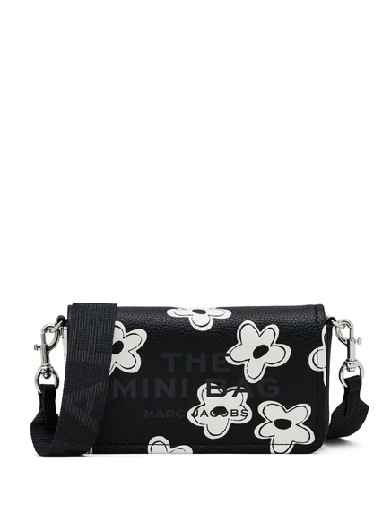Мини-сумка Marc Jacobs с ромашками black
