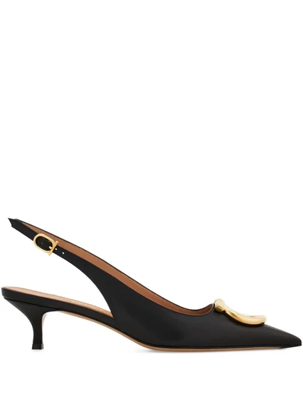 Женские туфли-слингбэки Ferragamo, черные