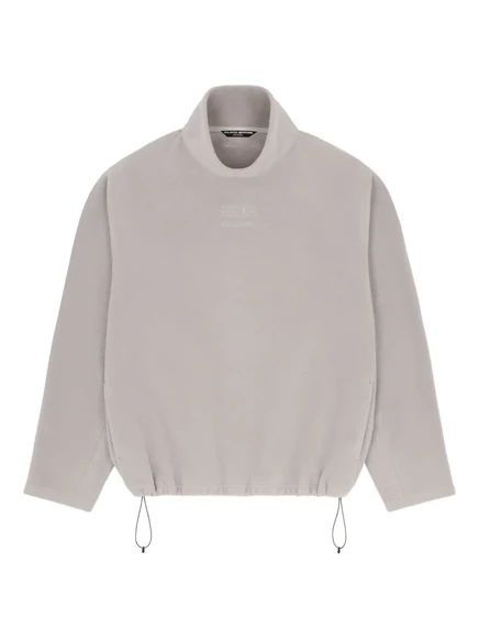 Женский лонгслив MM6 Maison Margiela x Salomon с хомутом, пепельно-серый