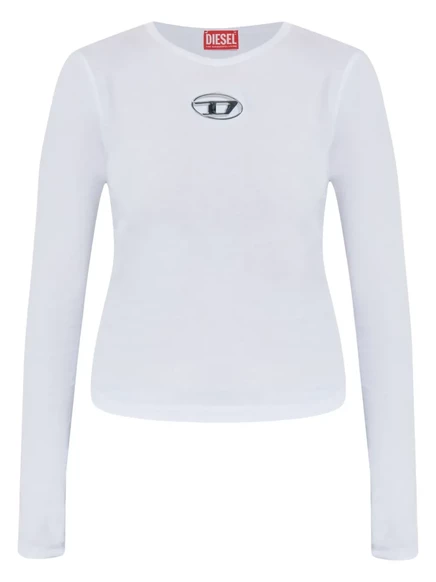 Женский лонгслив Diesel T-Uncutie, белый