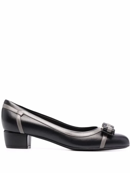 Женские туфли-лодочки Ferragamo Vara Bow, черные