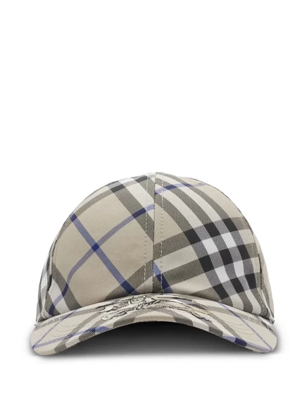 Мужская бейсболка Burberry Check EKD, бежевая