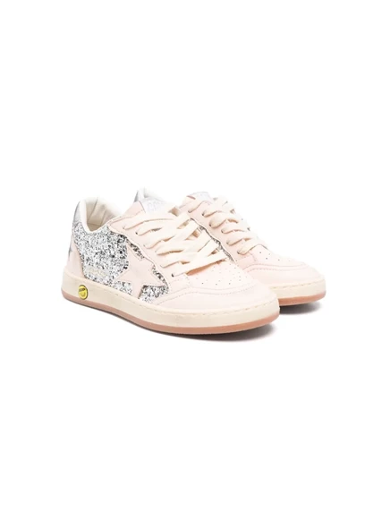 Кроссовки Golden Goose Kids Ball Star pink