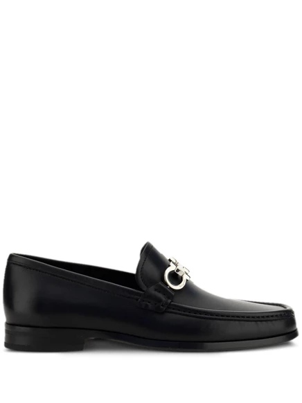 Мужские лоферы Ferragamo Gancini Reversible Bit, черные