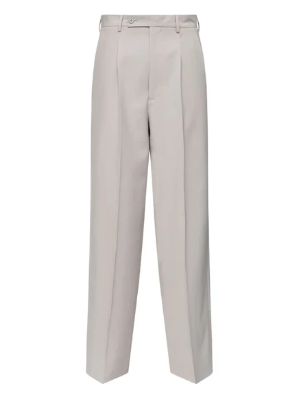 Мужские брюки MM6 Maison Margiela со складками, серые