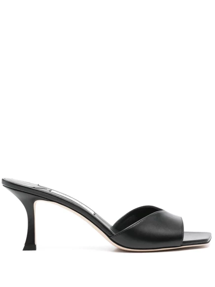 Женские мюли Jimmy Choo Skye, каблук 70 мм, черные