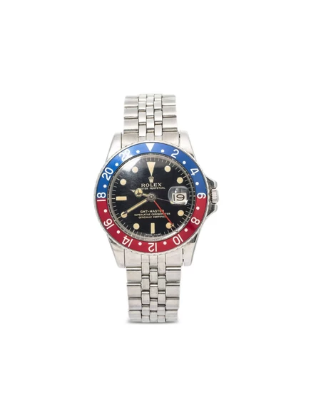 Мужские часы Rolex GMT-Master Pepsi 40 мм, черные