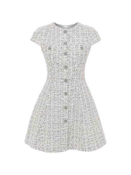 Женское коктейльное платье Alice & Olivia миди, белое