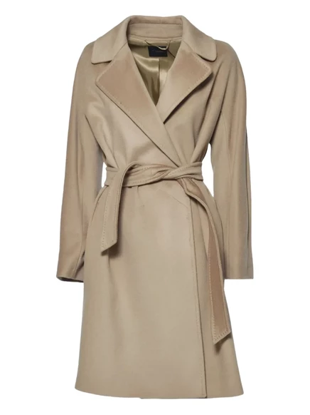 Женское пальто Weekend Max Mara с поясом, верблюжий