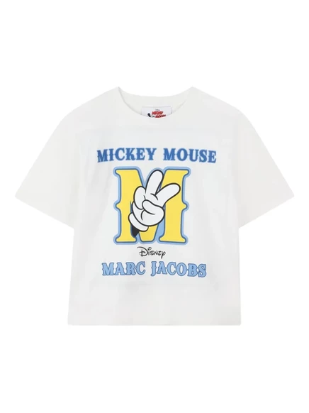 Футболка Marc Jacobs Kids x Disney с Микки Маусом white